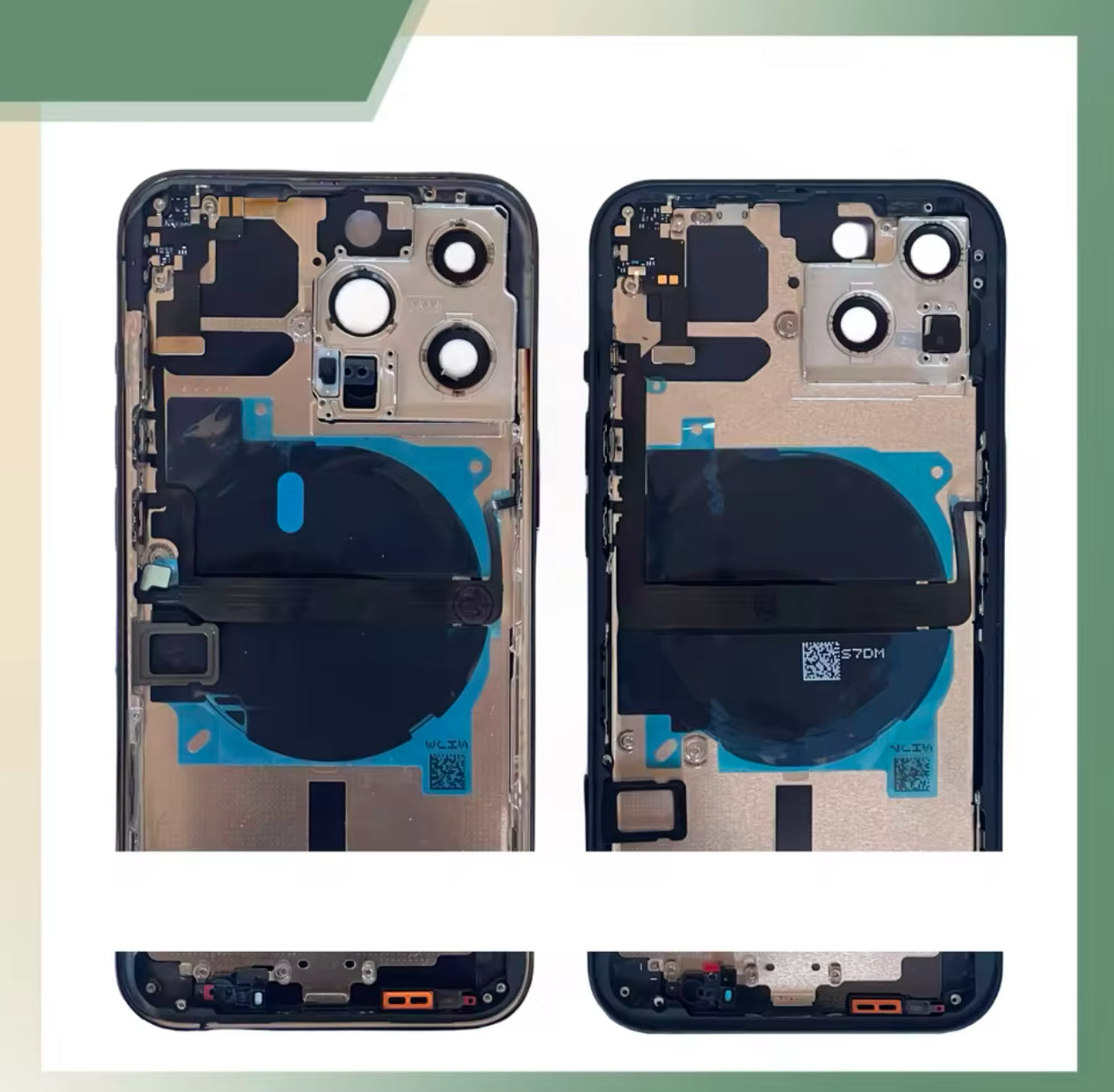 iPhone 13 behuizing met toebehoren onderdelen