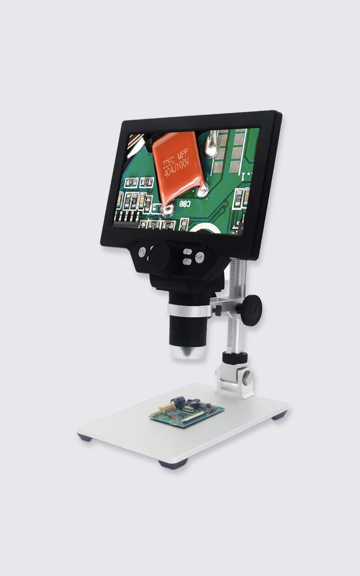 Portable LCD digital microscope